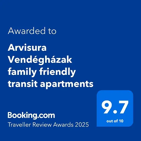 Apartment Arvisura Vendeghazak Family Friendly Transit